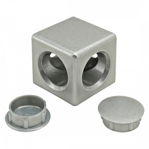 30 Series 2 Way - Light Squared Corner Connector