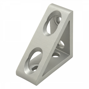 25 Series 4 Hole - Tall Gusseted Inside Corner Bracket