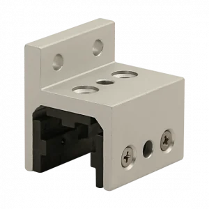 25 Series 3 Slot Mount - Single Flange Short Standard Linear Bearing with Brake Holes