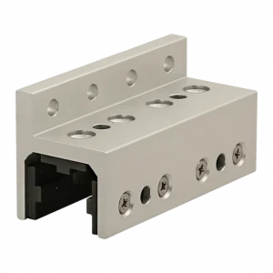 25 Series 3 Slot Mount - Single Flange Long Standard Linear Bearing with Brake Holes