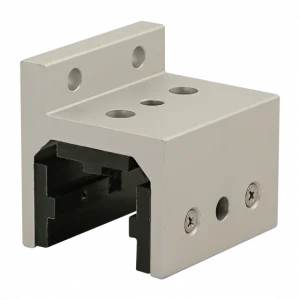 40 Series 3 Slot Mount - Single Flange Short Standard Linear Bearing with Brake Holes